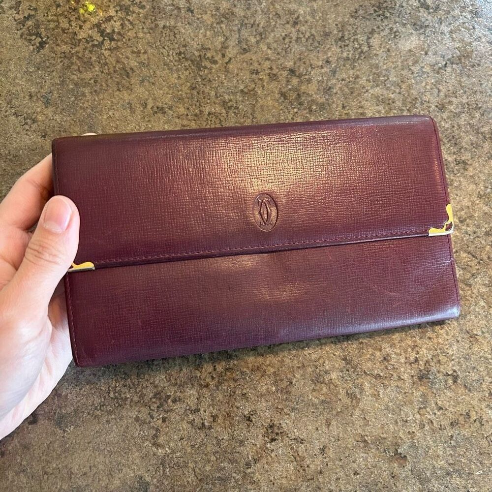 Cartier Vintage Long Snap Wallet